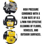 WASPPER 3000 PSI Petrol Pressure Washer Portable Jet