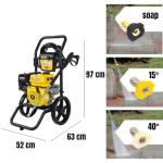 WASPPER 3000 PSI Petrol Pressure Washer Portable Jet