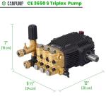 Canpump 3600 PSI 5 GPM Pressure Washer Pump