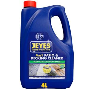 Jeyes 4-in-1 Power Cleaner for Patios and Decks