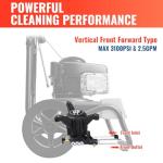 YAMATIC Vertical Pressure Washer Pump, 2600-3100 PSI