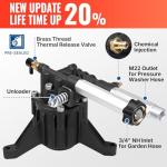 YAMATIC Vertical Pressure Washer Pump, 2600-3100 PSI