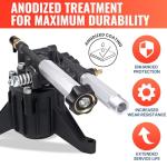 YAMATIC Vertical Pressure Washer Pump, 2600-3100 PSI