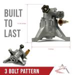 ROP Shop Pressure Washer Pump for Black Max Models