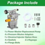 Tool Daily 3/4" Shaft Horizontal Pressure Washer Pump