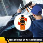 Portable Cordless Pressure Washer 652PSI with Accessories
