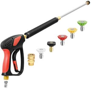TOOLCY Adjustable Pressure Washer Gun with Nozzles