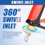 TOOLCY Adjustable Pressure Washer Gun with Nozzles