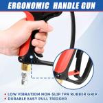 TOOLCY Adjustable Pressure Washer Gun with Nozzles
