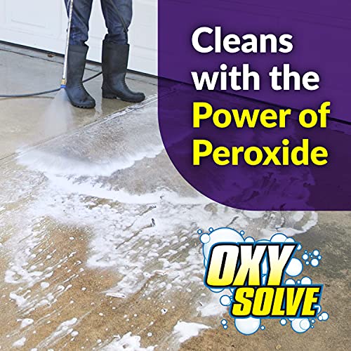 Simple Green Oxy Solve Concrete and Driveway Pressure Washer Cleaner, Purple, Unscented, 128 Fl.Oz