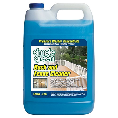 Simple Green 2310000418200 Deck/Fence Phosphate and Bleach-Free Pressure Washer Cleaner in 1 gal Bottles (Pack of 4)
