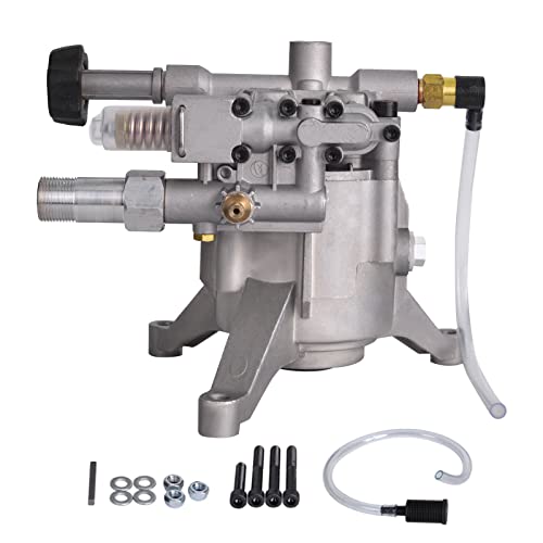 SurmountWay 3200 PSI Pressure Washer Pump Vertical 7/8" Shaft Replacement Power Washer Pump 2.4 GPM for 308653052,308653006, 202274GS（Vertical）