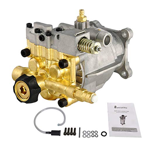 Pressure Washer Pump 3400 PSI 2.6GPM 3/4" Shaft Brass Horizontal OEM Power Washers Replacement Parts