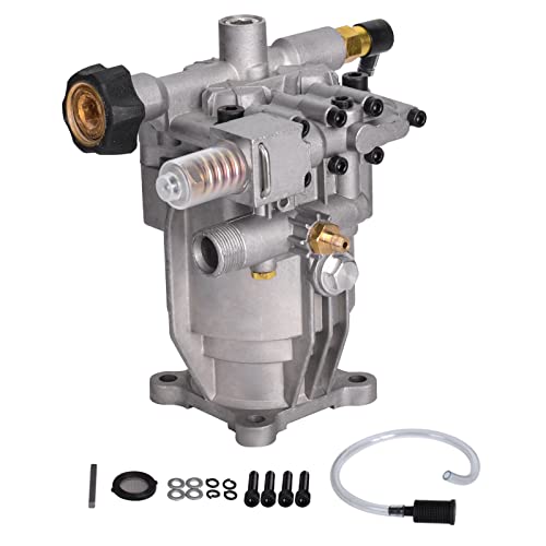 SurmountWay 3200PSI Pressure Washer Pump Horizontal 3/4" Shaft Replacement Power Washer Pump 2.4 GPM for 309515003,308418007, K2400HH (Horizontal)