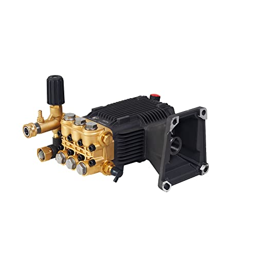 Canpump Pressure Washer Triplex Pump, 3600 psi at 4.8 gpm, 1-inch Shaft,Pro series 18mm Piston