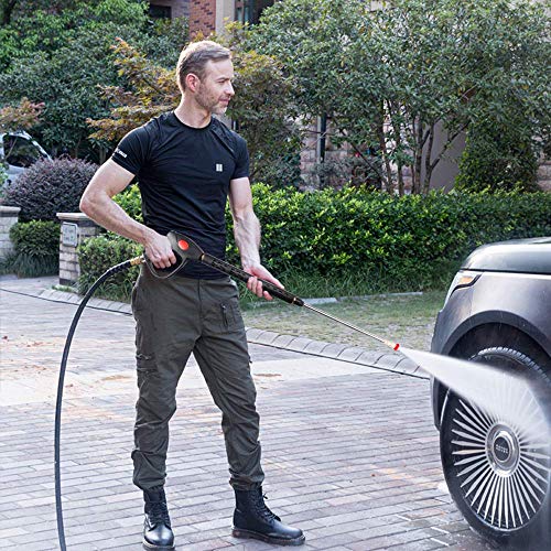 AURORA CAR Pressure Washer Gun with Extension Wand for Hot and Cold Water, 40 Inch, 4000 PSI Power Washer Gun with M22 Fitting, 5 Nozzle Tips