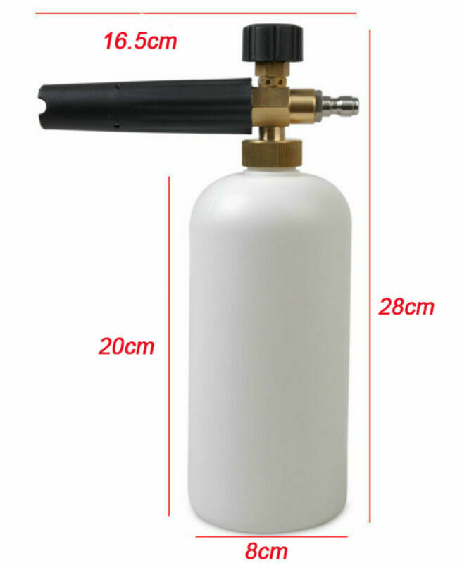 Spray Gun High Pressure Power Washer Wand Lance Nozzle Snow Foam Soap Bottle Set