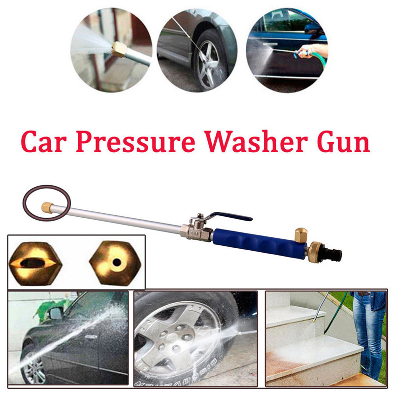 High Pressure Power Washer Wand, Water Jet Car Washer Spray Gun Wand Attachment Jet/Fan Nozzle Tips