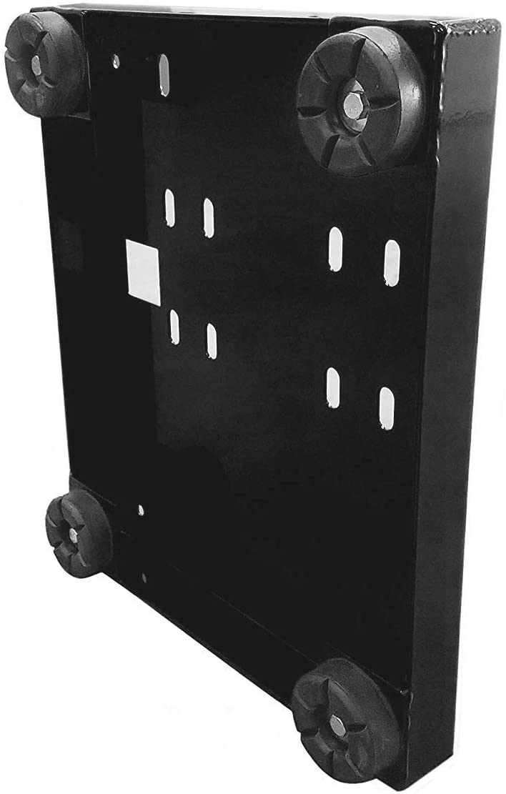 Pressure Washer Skid Mount Plate Frame, Powder Coated Steel with Rubber Feet