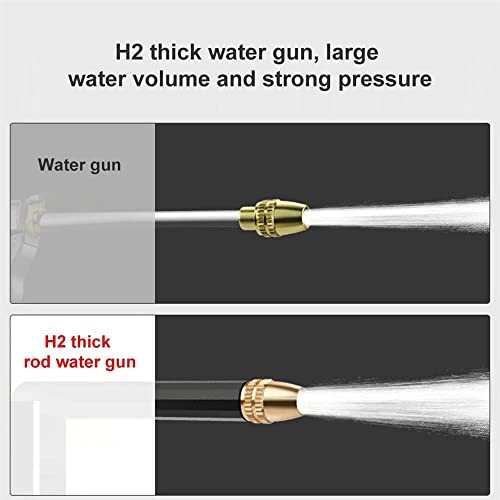 Donkivvy Portable Hydro Jet High Pressure Power Washer Gun Pressure Washer Wand, Pressure Washer Gun High Pressure Hose Nozzle Attachment for Garden Hose Car Washing