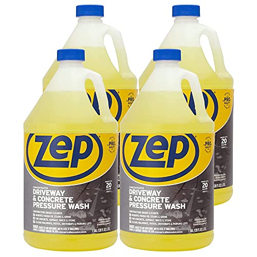 Zep Concrete Pressure Wash Cleaner - 1 Gallon (4-Pack)