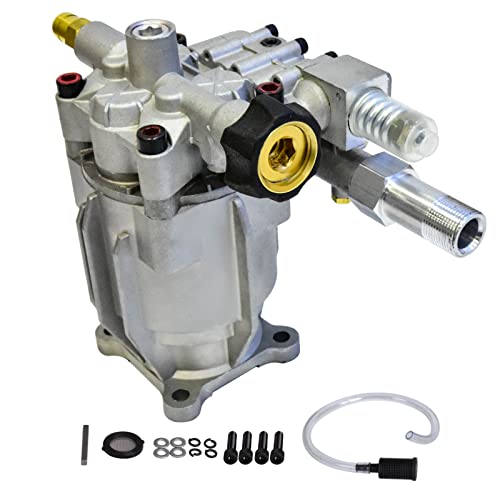 Wedigout 3200PSI Pressure Washer Pump Horizontal 3/4" Shaft Replacement Power Washer Pump