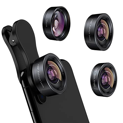 KEYWING 3-in-1 Phone Camera Lens Kit for iPhone Samsung
