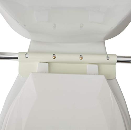 Medline Guardian Toilet Safety Rail - Adjustable Height, Robust & Reliable, Ideal for Medical Patients, Hospitals, Nursing Homes
