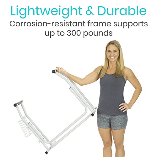 Adjustable Height Toilet Safety Rails for Seniors