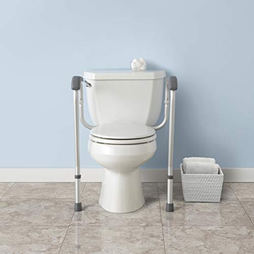 Adjustable Height Toilet Safety Rails for Seniors