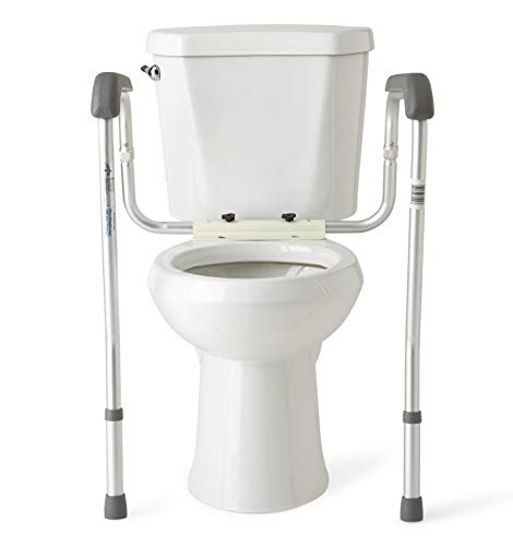 Adjustable Height Toilet Safety Rails for Seniors