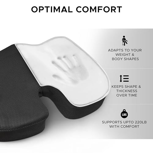 Senior's Pressure Relief Seat Cushion | Sciatica & Back Pain Relief
