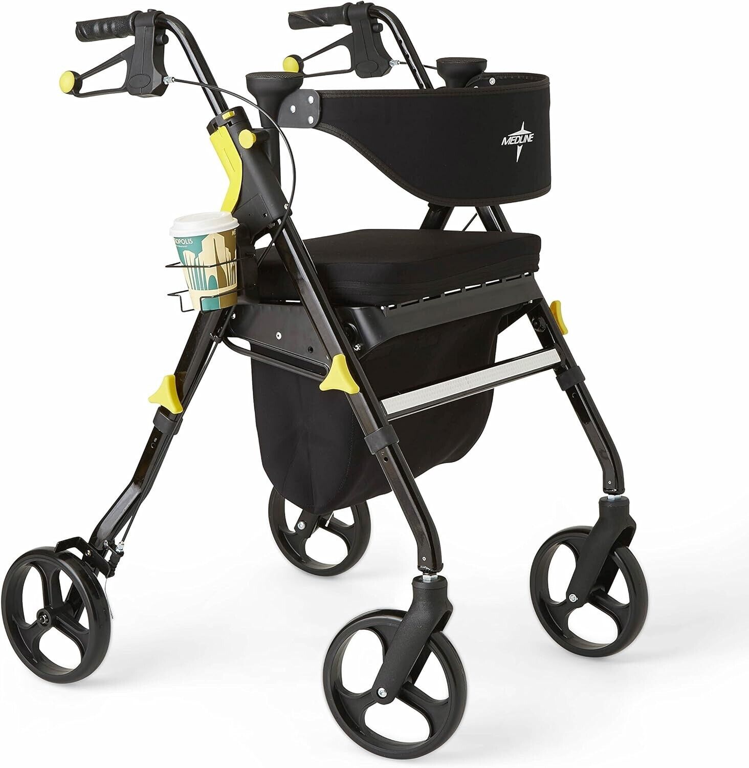 Premium Empower Rollator with Seat and Comfort Handles