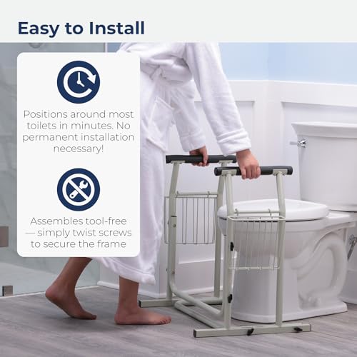 Adjustable Toilet Safety Frame for Elderly