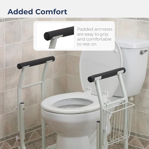 Adjustable Toilet Safety Frame for Elderly