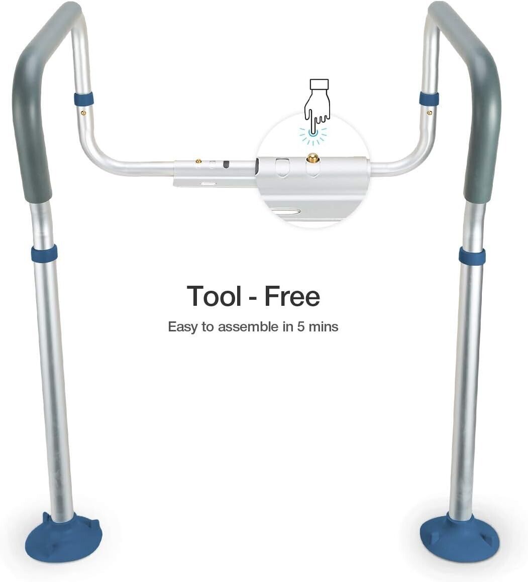 Senior Toilet Safety Rail for Handicap and Disabled