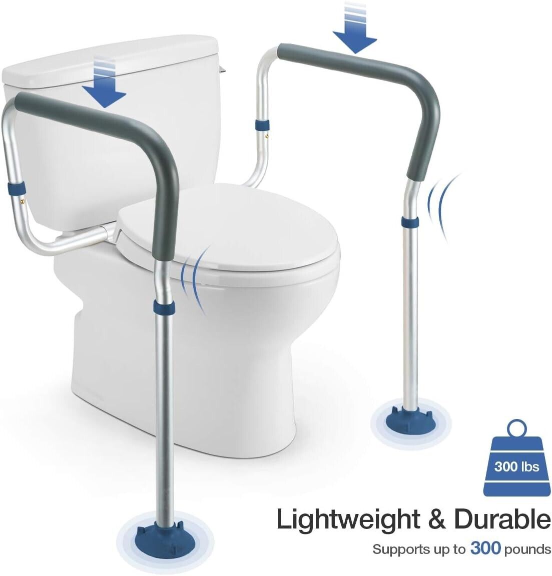 Senior Toilet Safety Rail for Handicap and Disabled