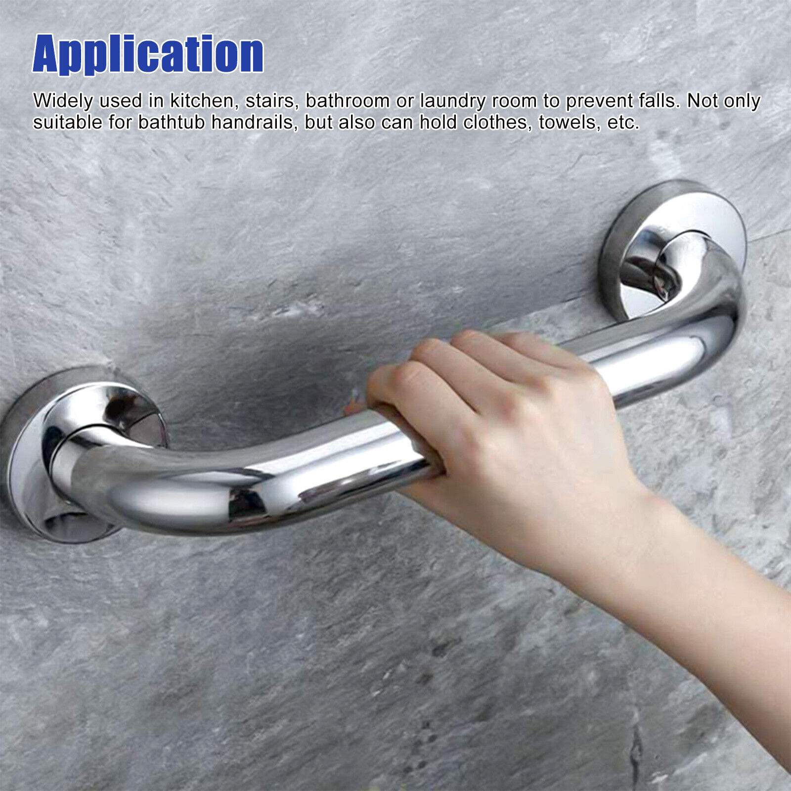 12" Shower Grab Bar for Elderly and Pregnant