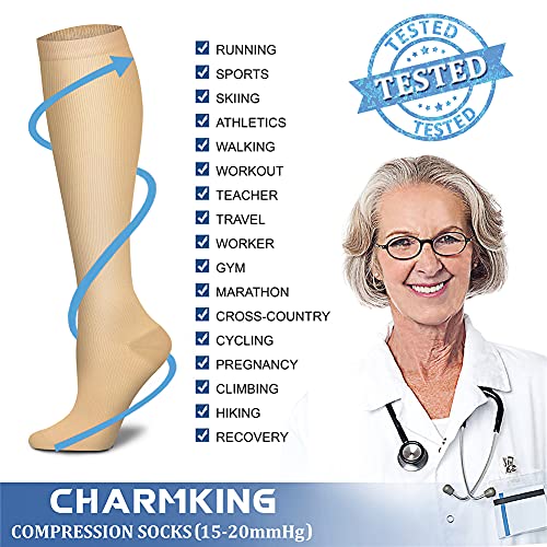 Compression Socks for Improved Circulation (3 Pairs)