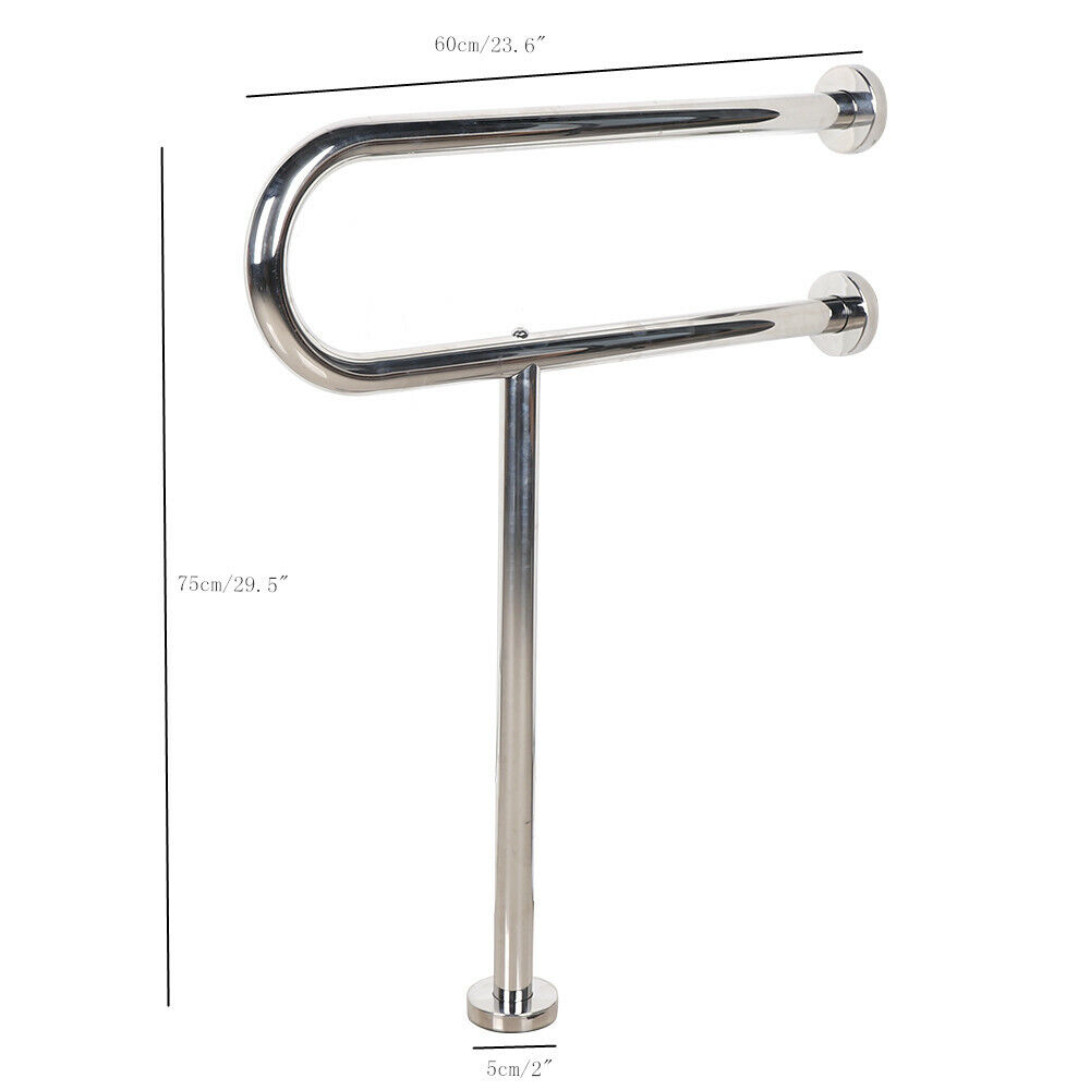 Secure Senior Toilet Handrails for Bathroom Safety