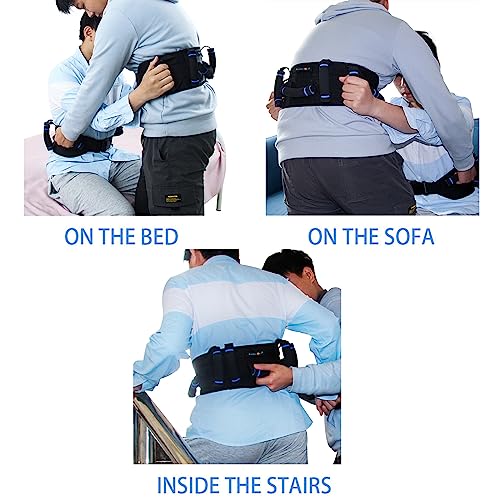7-Handle Gait Belt for Seniors - Prevent Patient Shifting