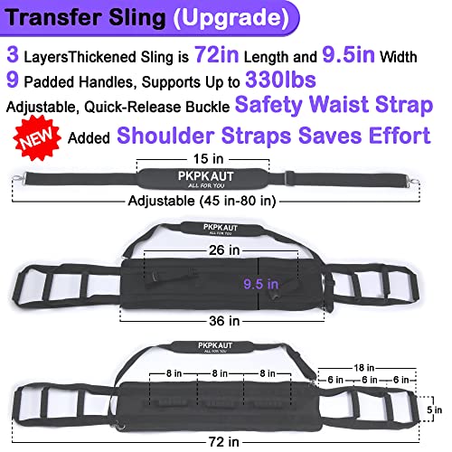 72in Heavy Duty Transfer Sling for Elderly