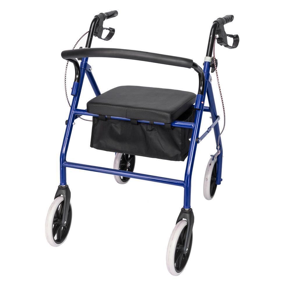 Rollator Walker: Seat and Wheels for Seniors