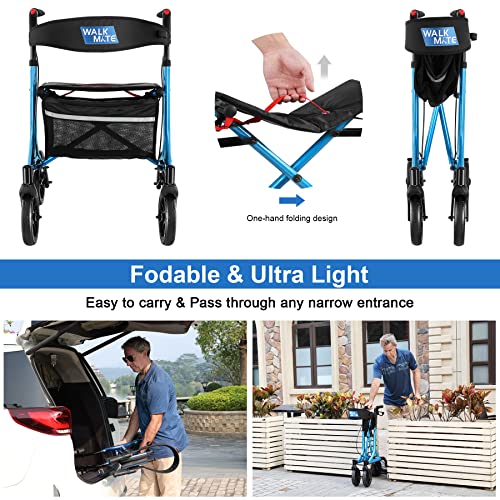 Senior Walker with Cup Holder and Height Adjustment