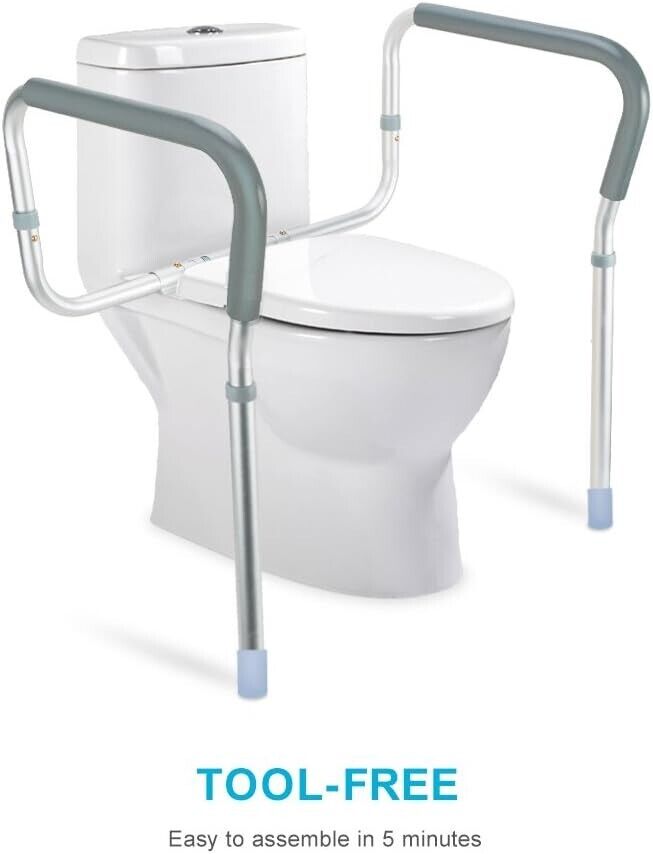 OasisSpace Medical Toilet Rail for Senior Citizens
