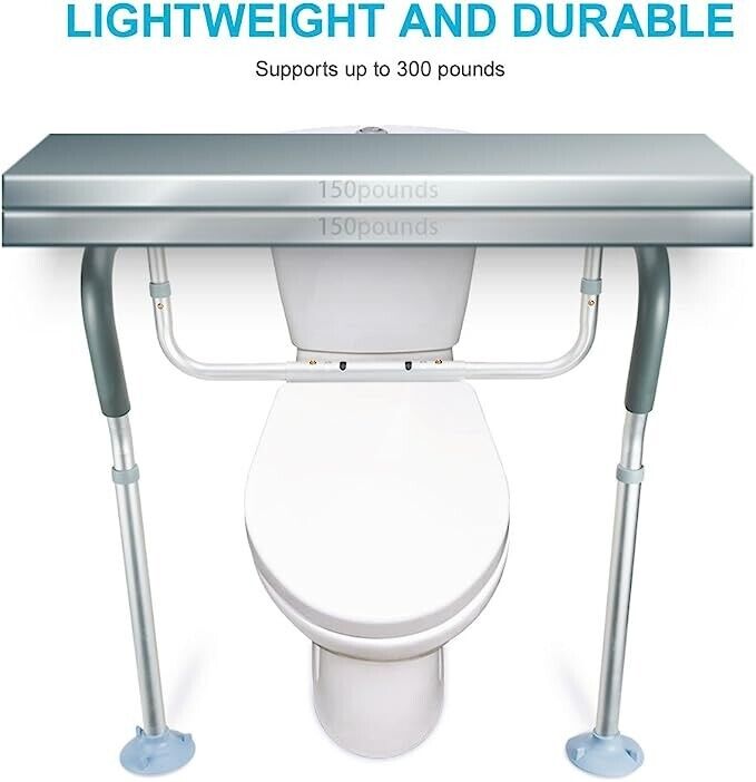 OasisSpace Medical Toilet Rail for Senior Citizens