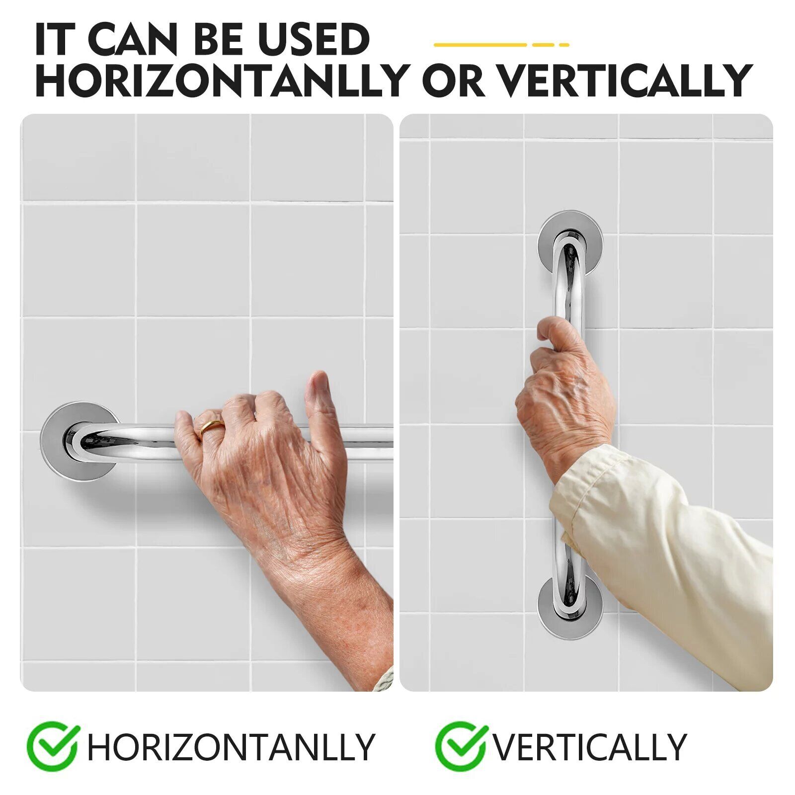 Senior Citizens Bathroom Safety Handle for Shower