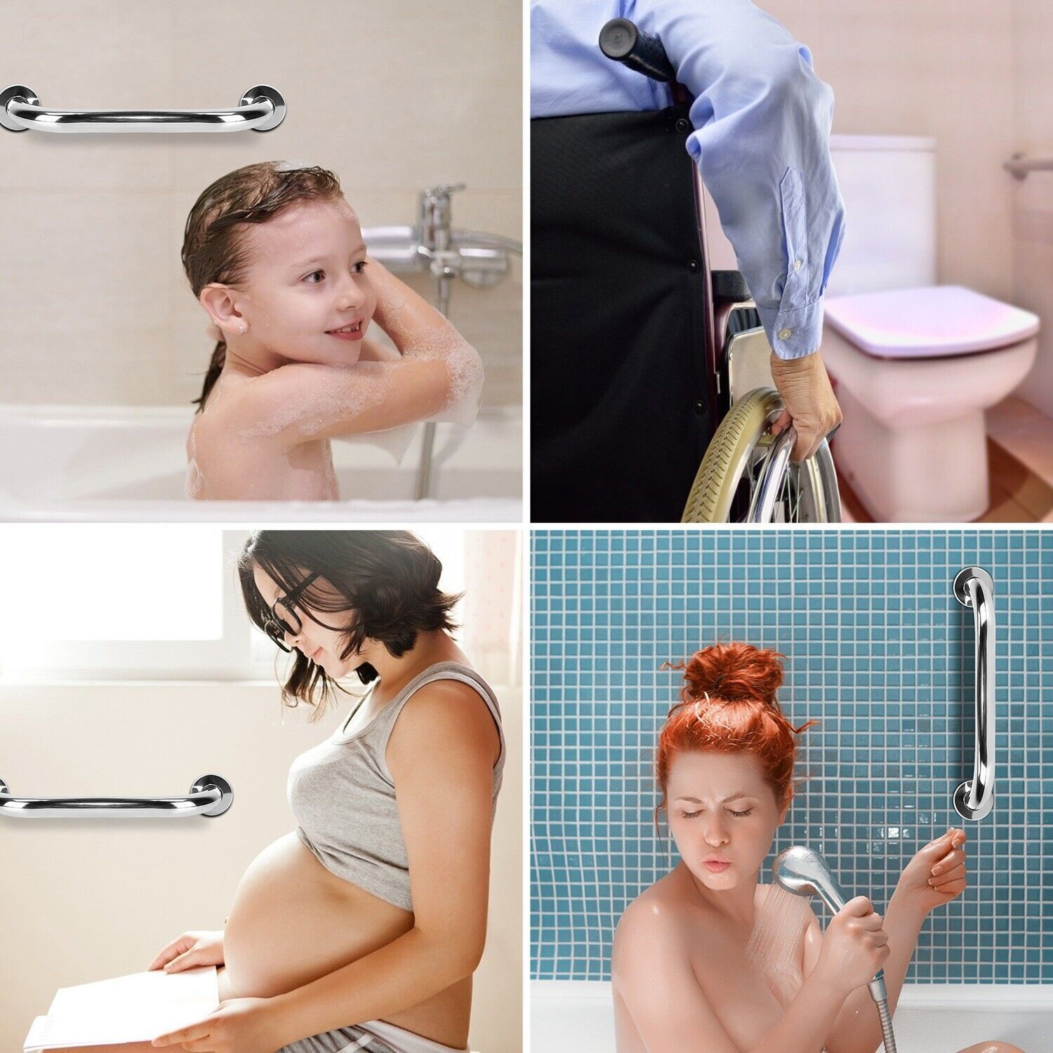 Senior Citizens Bathroom Safety Handle for Shower