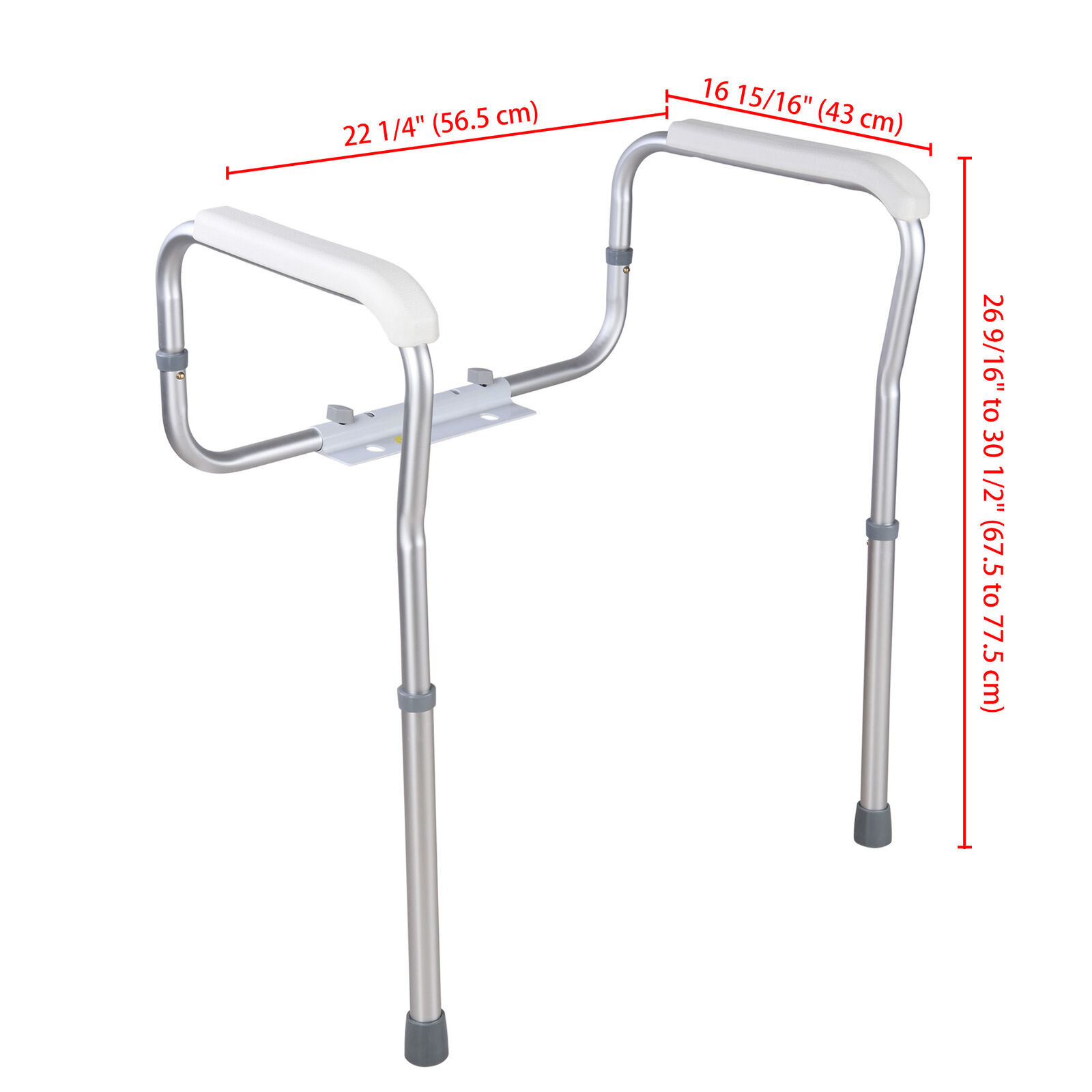 Elderly Handicap Toilet Safety Rail in Adjustable Design