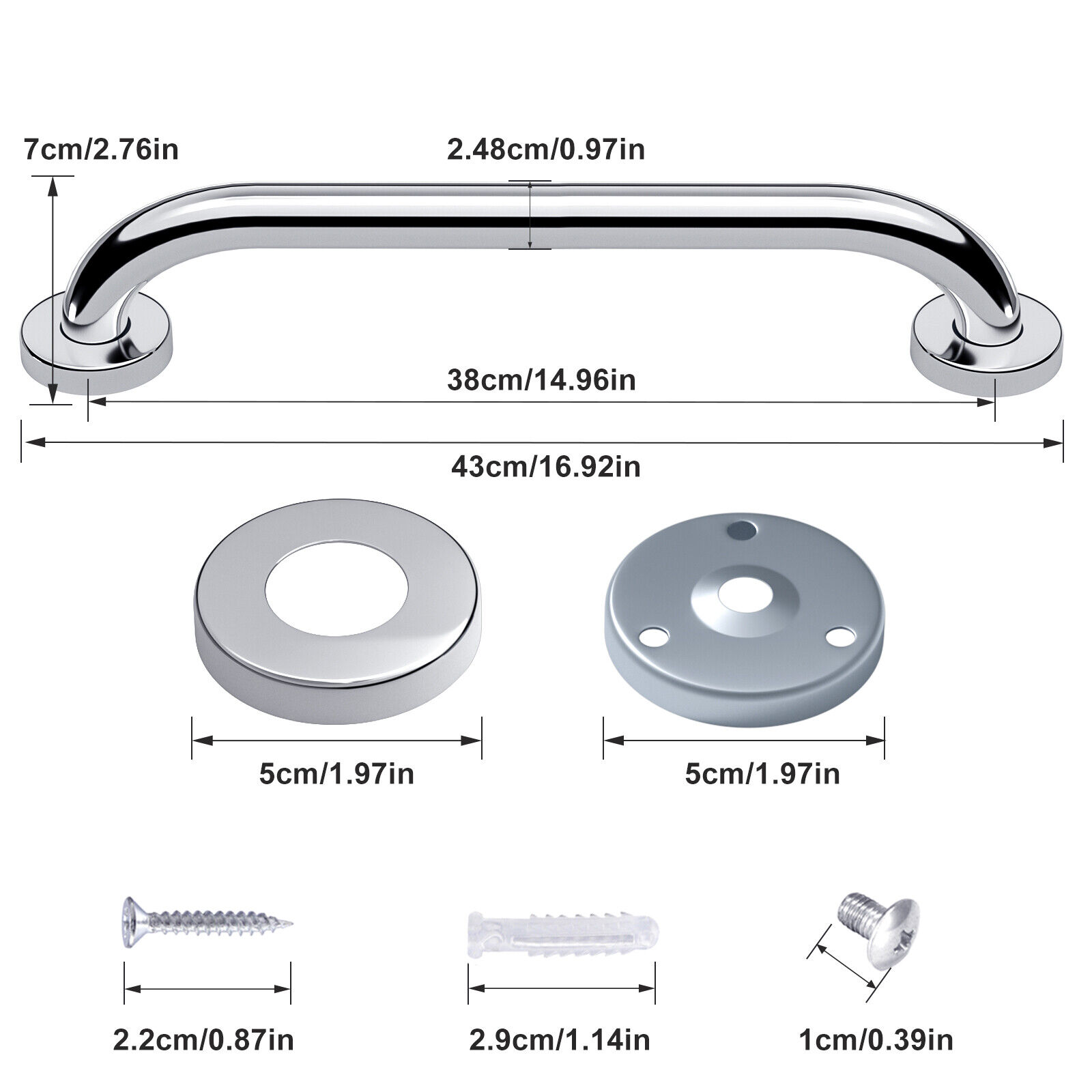 Senior Citizens Bathroom Safety Handle for Shower